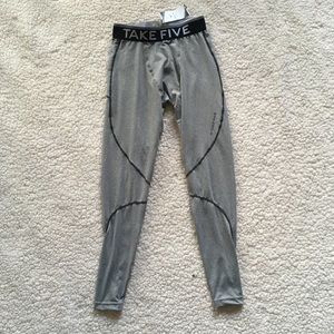 Take Five Gray Athletic Workout Pants Small NWT